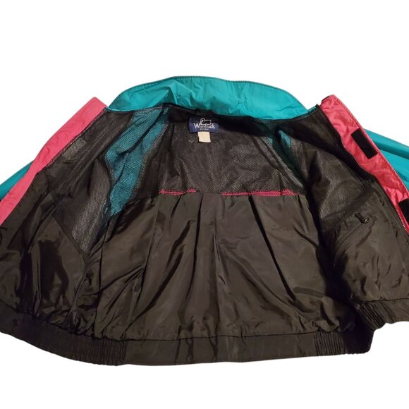Vintage WOOLRICH Windbreaker Nylon Colorblock Jacket - Picture 3 of 5